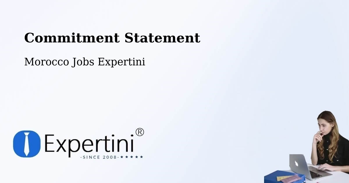 Commitment Statement - Morocco Jobs Expertini