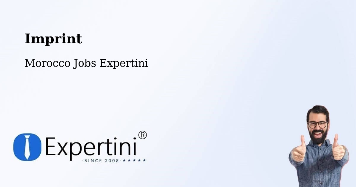 Imprint – Morocco - Morocco Jobs Expertini