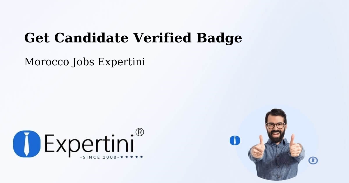 Get Candidate Verified Badge - Morocco Jobs Expertini
