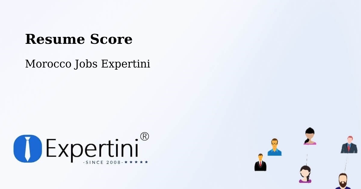 Resume Score - Morocco Jobs Expertini