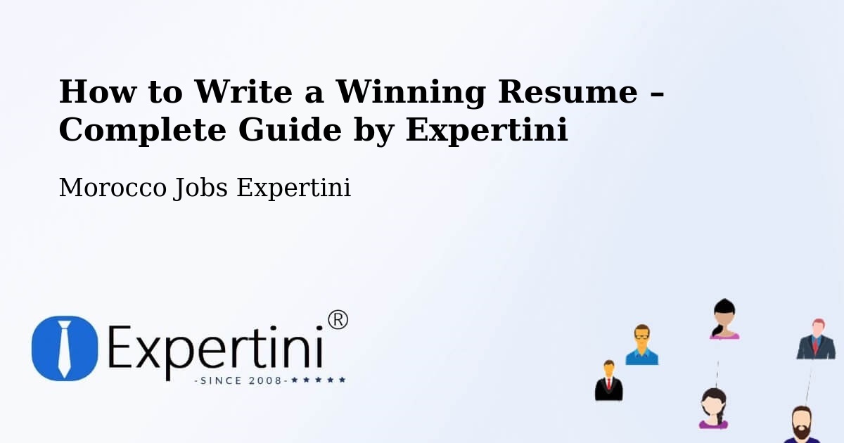 Resume Writing Guide for Job Seekers – Morocco - Morocco Jobs Expertini